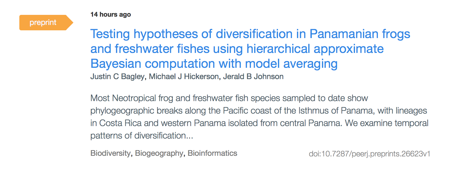 Bagley et al. Peerj preprint