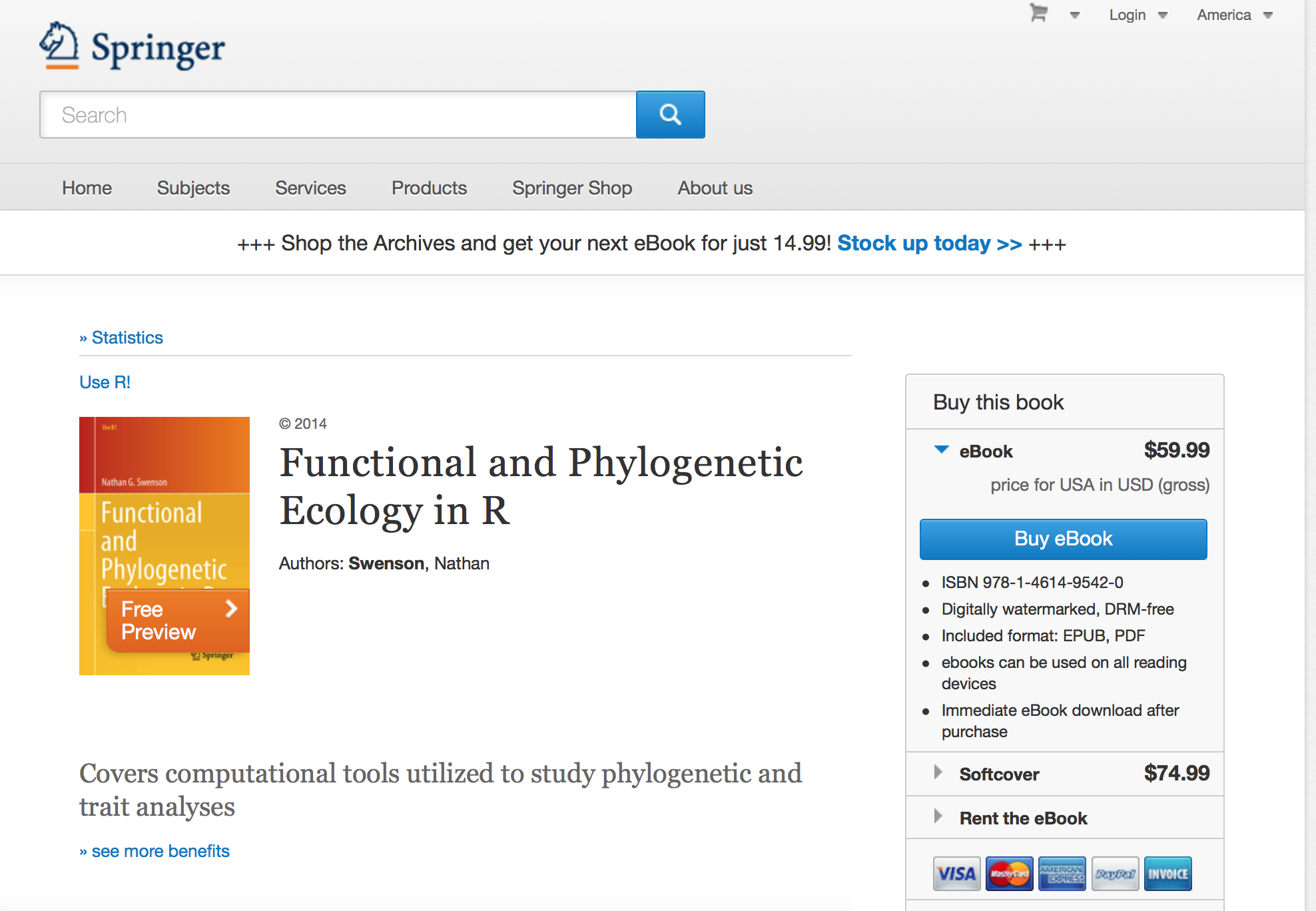 Functional and Phylogenetic Ecology in R